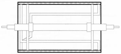 cooling-roll-with-through shaft