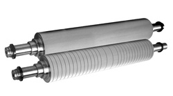 diamond grooved roll, helical grooved roll